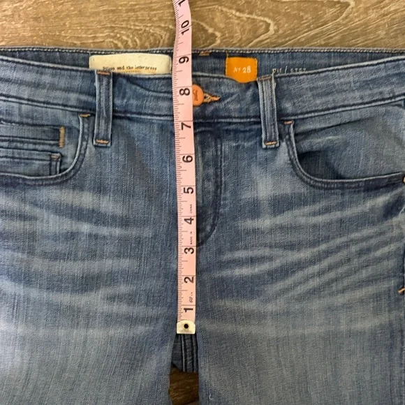 Pilcro And The Letterpress Denim Shorts Size 28 - Picture 6 of 9